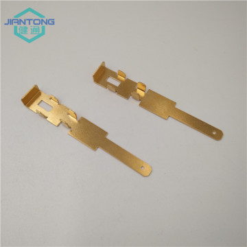 EDM wire cutting for electric brass terminal