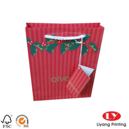 Bolsa de papel de Navidad de precio barato para regalos