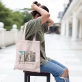 French Landscape Canvas Bag