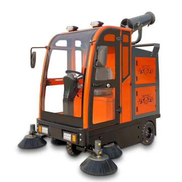 Electric Ride-On Floor Cleaning Machine for Industrial Outdoor Street Sweeping