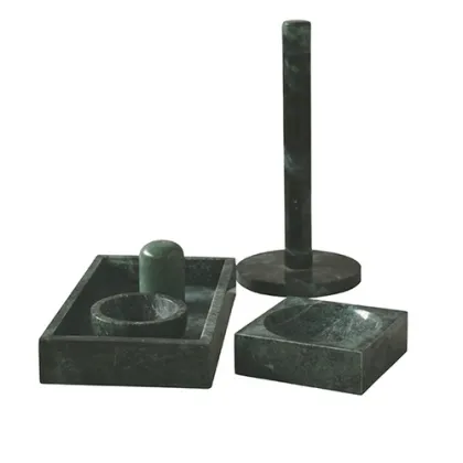 5pcs Blue Marble Tableware Set