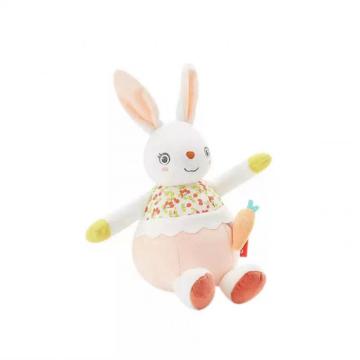Colorful clothing rabbit plush toy home decoration