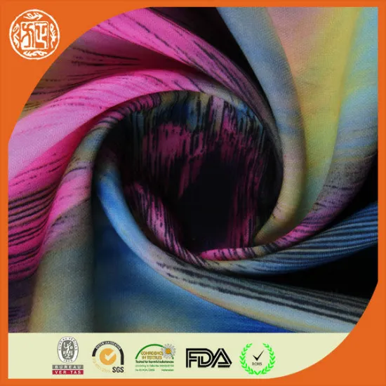 100%Polyester digital print corduroy fabric wholesale