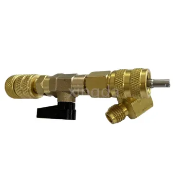 1/4\" and 5/16\" Brass Demolition Wrench: Valve Core Remover and Installer Tool