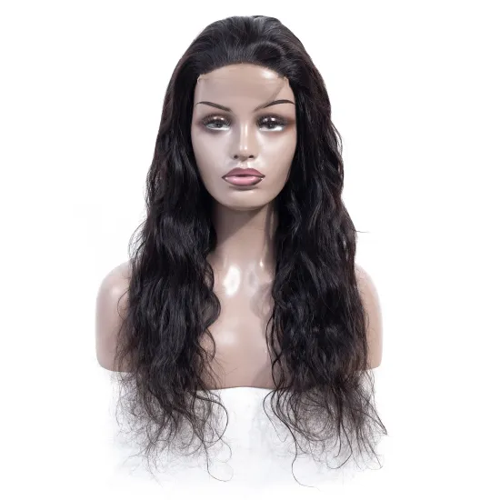 on sale 4x4 swiss lace closure malaysian human hair body wave wig for women double weft body wave malaysian hair extension wigs