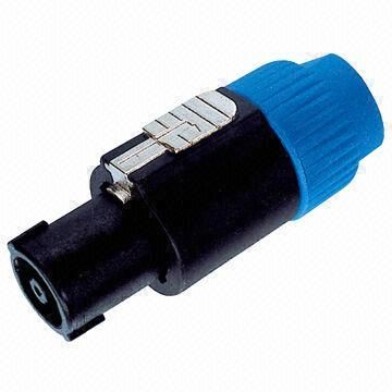 Speak-on connector for 4 pins