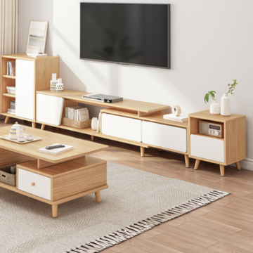 Modern High Gloss Wooden TV Stand - Factory Direct Price