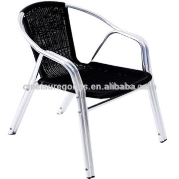 Poly Rattan Wicker Chair Rattan aluminum bistro chair MY2004A