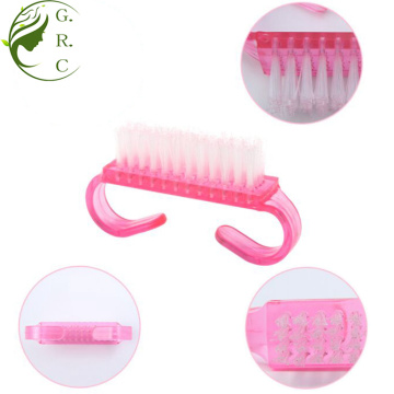 Multicolor Handle Grip Nail Clean Brush Hand Fingernail