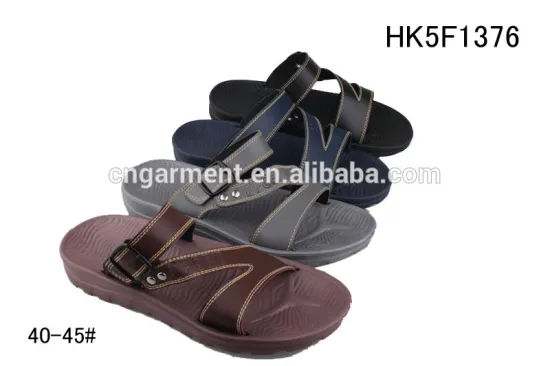 Wholesale EVA man slipper Soft PU Upper Shoes