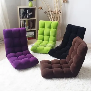 Floor Folding Sofa Chair Lounger 5 Position Adjustable