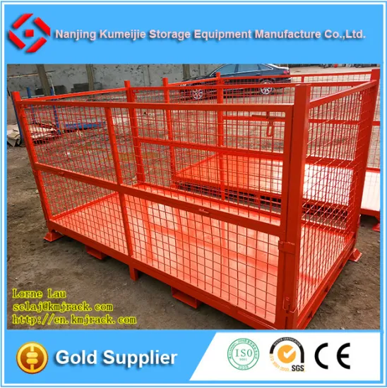 Powder Coated Collapsible Wire Mesh Box Container for Sale