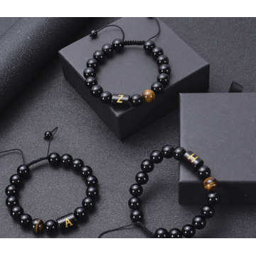 Pulsera De Pareja Encantadora Perla De Piedra Natural De Pulsera De Pareja Encantadora Perla De Piedra Natural De