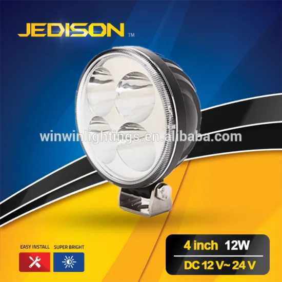 Round 4X4 Offroad Boats 12V 24V Auto Good quality 12w 18w 27w 48w led work light