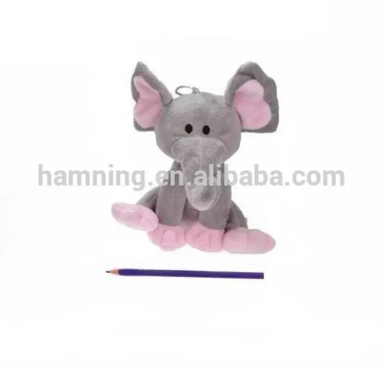 top quality 18cm super soft fabric elephant plush toys