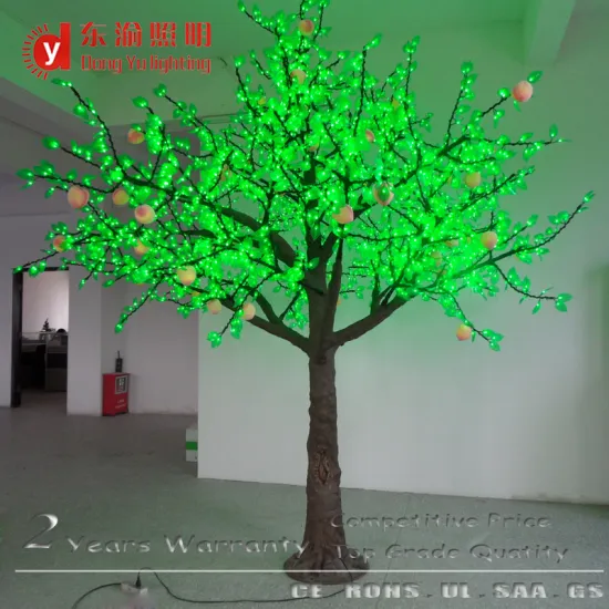 3.0 Meter LED Tree with 3200 Lamps Artificial Peach Blossom for Christmas Garden Decoration