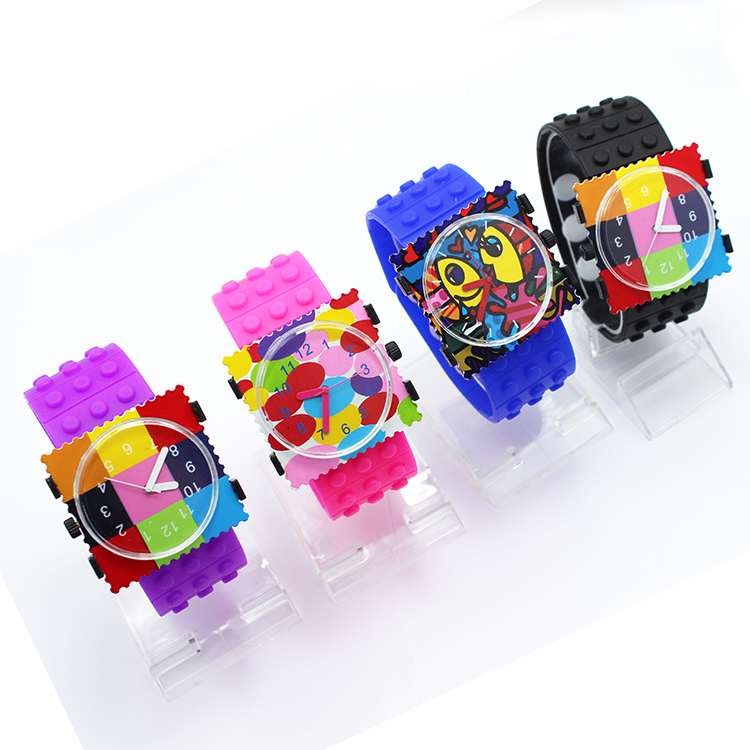 Cheap silicone color quartz watches 2014