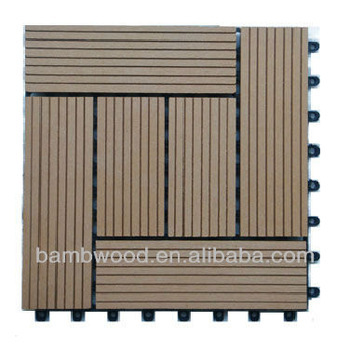 2014 Tiles Promotion!! Garden Water proof and Easy to assemble 300x300mm WPC DIY TILE