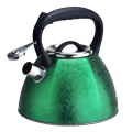 Whistling Green Color Kettle with Anti-Hot Handle