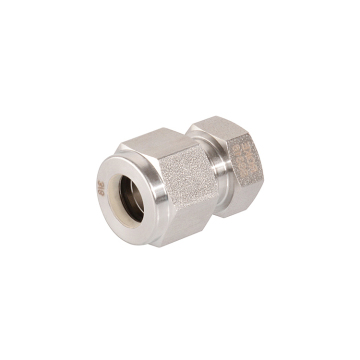 3/8" Stainless Steel Compression Fitting - 6000 Psi Double Twin Ferrule Tube Plug Connector