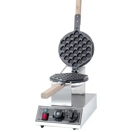 Love-Shape Bubble Waffle Maker: Multi-Function Electric 110V/220V Commercial Waffle Maker