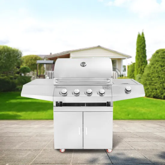 Hot Selling Morden Outdoor Kitchen BBQ Gas Range with Oven Double Sided Modern Kitchen