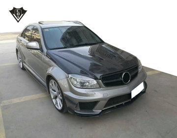 मर्सिडीज सी क्लास W204 बीएस स्टाइल वाइड बॉडी किट 2008-2010