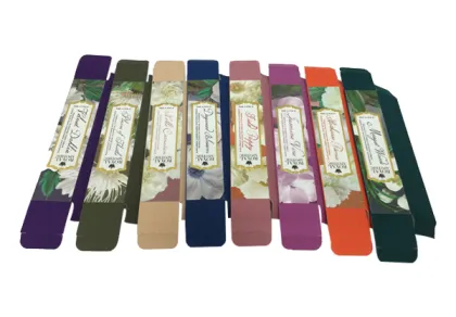 flat pack customized soft paper card folding box