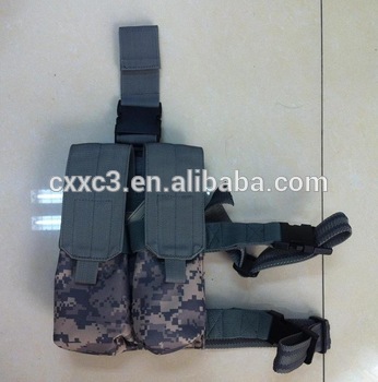 Double Drop Leg Platform Ammo Pouch