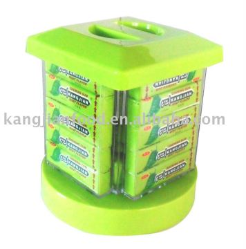 Kangjian mint chewing gum in rotatable jar