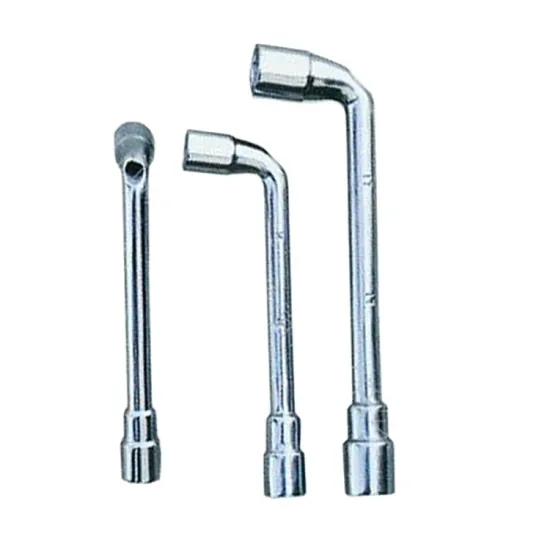 Hexagon Wrench Double Head L-Type Milling Pipe Perforated Socket Elbow Tool for Auto Repair