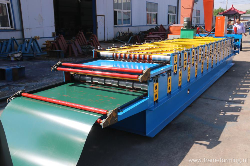 metal sheet corrugated roll forming machine