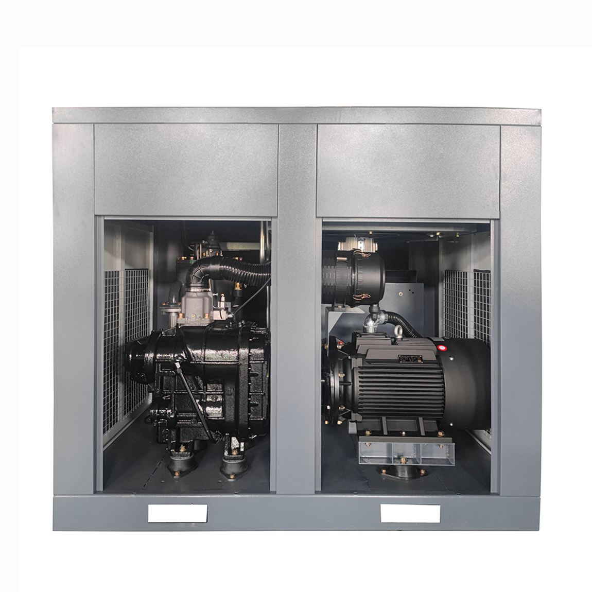 Two-stage screw air compressor
