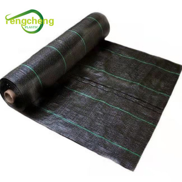 Black weed press grass prevention woven fabric mat