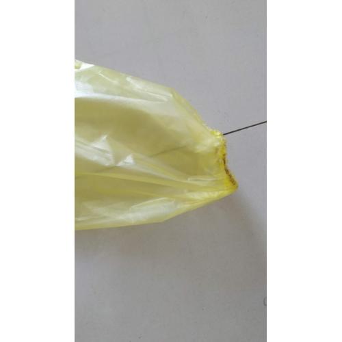 yellow color disposable isolation gown