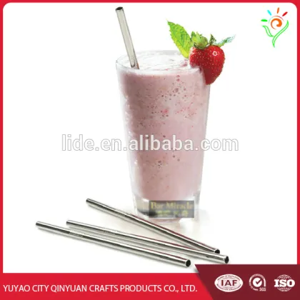 Custom wholesale metal straws, stainless steel straw