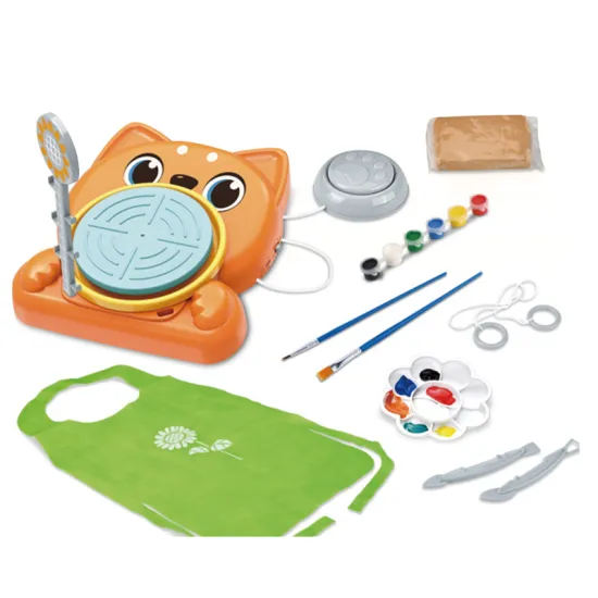 DIY Creative Art Ceramic Making Machine Toys & Painting Sets for Kids