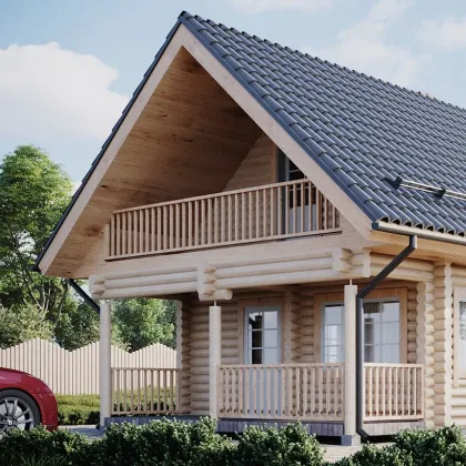 Tiny Wooden Mini Log Prefabricated Tiny Wood Cabins House