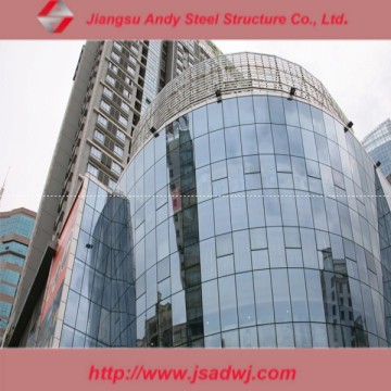 Curved structural glass