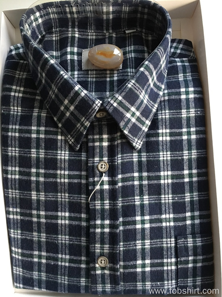 High Class Flannel Fabric Business Shirt