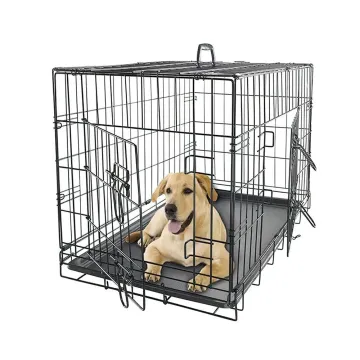 Collapsible Wire Dog Crate – 18"/24"/30"/36"/42"/48" Sizes