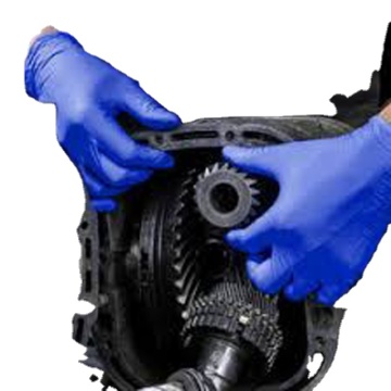 Wholesale Black Nitrile Rubber Powder-Free Cleaning Gloves for Car Garage Tattoo Use
