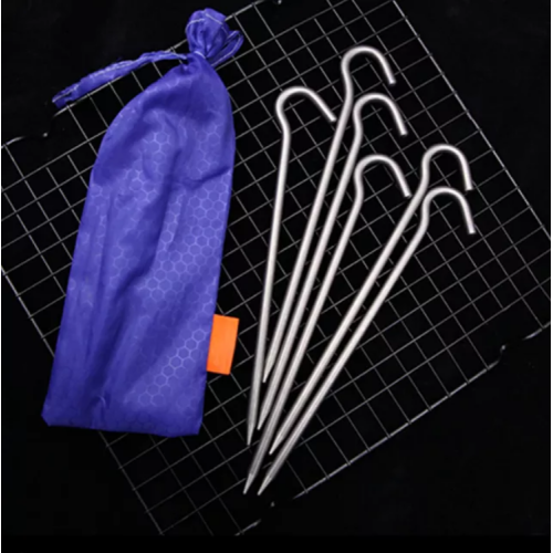 Tent Nail Pin Hook Titanium Garden Tent Peg