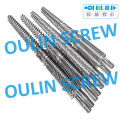 Nitrided Twin Conical Screw Barrel for PP PE ABS PVC