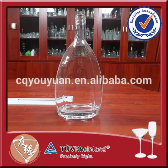 Unique Shaped Wine Glass Bottles Crystal Glass Wine Bottle 1500ML 1.5L