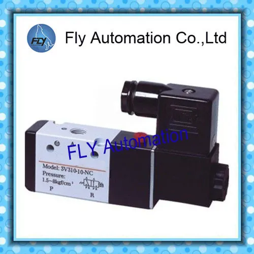 Aluminum Alloy 3v310-10 3/2way 0.15~0.8mpa Solenoid Valve 