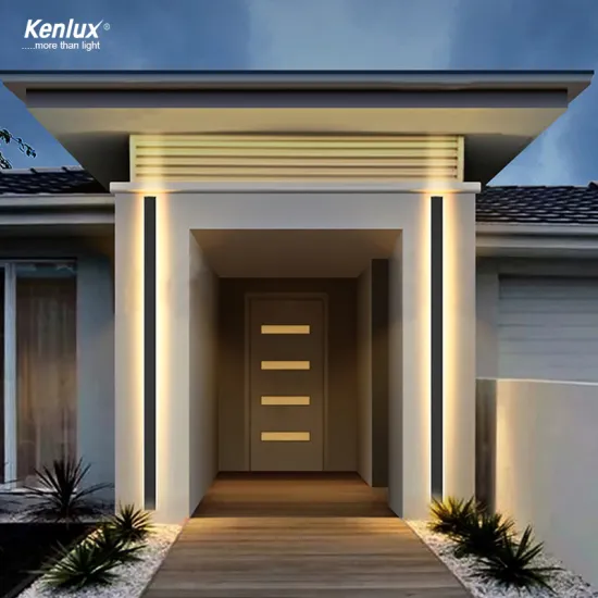 External Lighting: Large Wall Sconces for Garden with LED Wall Light