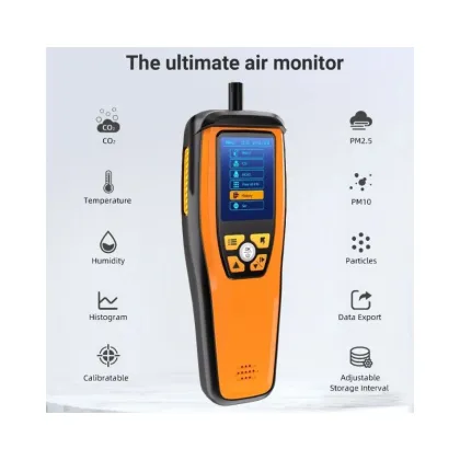 Temtop M2000 2nd Generation CO2 Monitor - Portable Air Quality Device for CO2, PM2.5, PM10, and Formaldehyde