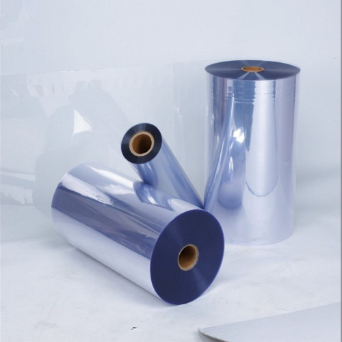 Clear rigid PVC film roll for cement tray