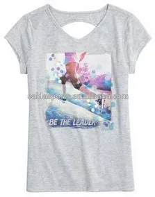 Hot sell women fancy cotton T-shirt